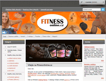 Tablet Screenshot of fitnessonline.cz